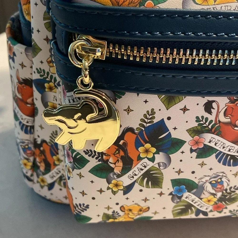 NWT Disney Loungefly Lion King Tattoo Mini Backpack